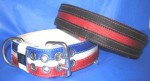 2" Flat Collar With Split Stripes